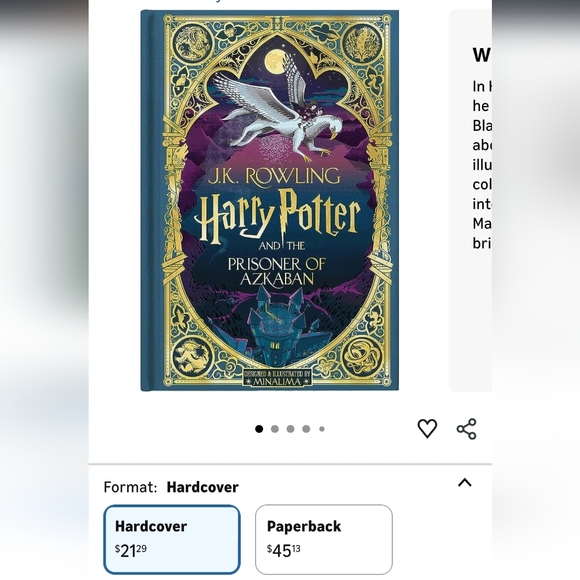 Harry Potter and the Prisoner of Azkaban Illustrated Book - Picture 6 of 6